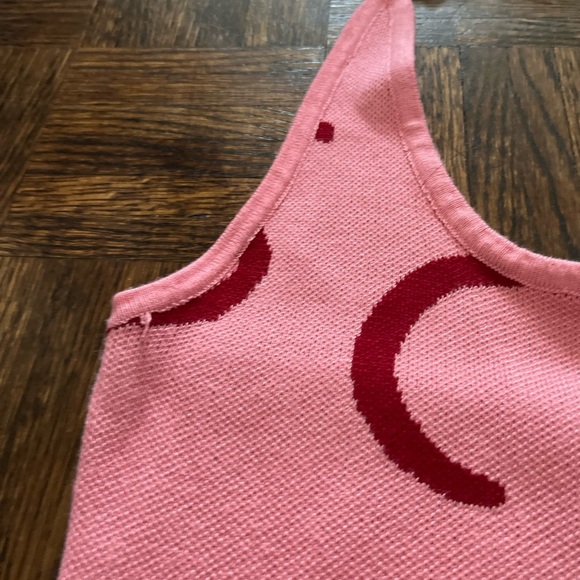 VRG GIRL Knit Halter Dress in Pink - Picture 9 of 13